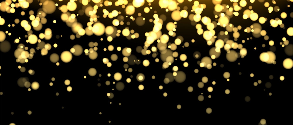 black and gold background banner