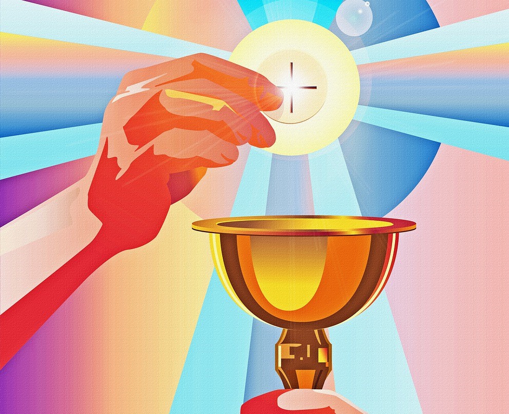 chalice and eucharist artwork